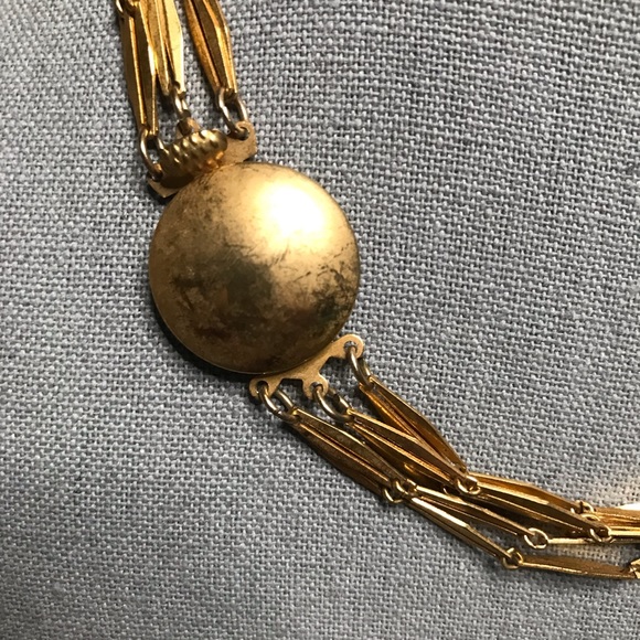 Unique gold plated necklace - Picture 2 of 3